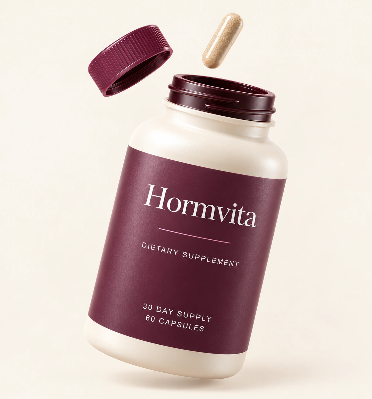 Hormvita Hormone Balance Support bottle and capsules